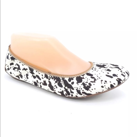 cow print flats